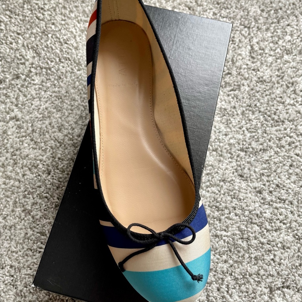 JCrew linen ballet flat - Picture 2 of 4